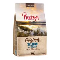 2x6,5kg Purizon Sterilised Adult lazac & csirke gabonamentes száraz macskatáp