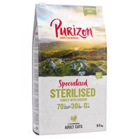 2x6,5kg Purizon Sterilised Adult pulyka & csirke - gabonamentes száraz macskatáp