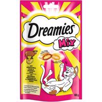 2x60g Dreamies Mix Sajt & marha macskacsemege jutalomfalat macskáknak