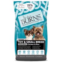 2x6kg Burns Adult & Senior Original Toy & Small Breed csirke & rizs száraz kutyatáp