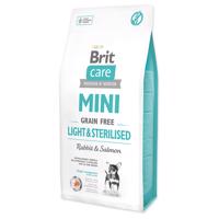 2x7kg Brit Care Mini Grain Free Light & Sterilised száraz kutyatáp