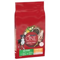 2x7kg PURINA ONE Medium/Maxi Active csirke száraz kutyatáp