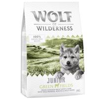 3 + 1 ingyen! 4 x 1 kg Wolf of Wilderness  - Junior 'Green Fields' bárány - gabonamentes