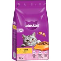 3,8kg Whiskas 1+ csirke száraz macskatáp 15% kedvezménnyel