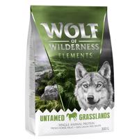 300g Wolf of Wilderness Sensitiv "Untamed Grasslands" ló - gabonamentes száraz kutyatáp