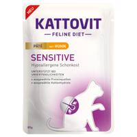 30x85g Kattovit Sensitive Paté csirke nedves macskatáp