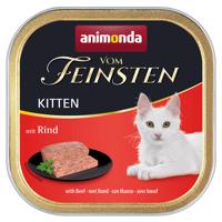 36x100g Animonda vom Feinsten Kitten nedves macskatáp-marha