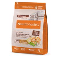 3kg Nature's Variety No Grain Sterilized Adult szabad tartású csirke száraz macskatáp