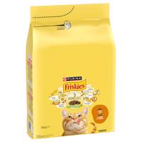 3kg PURINA Friskies Adult Cat csirke & zöldség száraz macskatáp