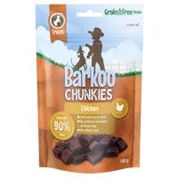 3x100g Barkoo Chunkies Meat Cubes csirke kutyasnack