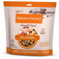 3x120g Nature's Variety Mini fagyasztva szárított teljes értékű kutyatáp csirke kutyasnack 2+1 ingyen