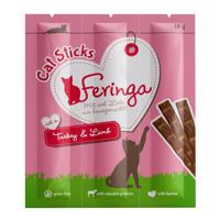 3x3 csomag 18g Feringa Sticks macskasnack- 3-as vegyes csomag (csirke, lazac, pulyka)