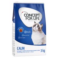 3x3kg Concept for Life Calm száraz macskatáp 20% kedvezménnyel