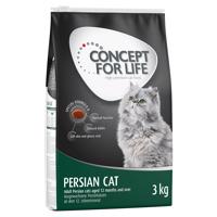 3x3kg Concept for Life Persian Adult - javított receptúra száraz macskatáp 20% kedvezménnyel