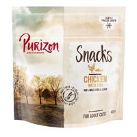 3x40g Purizon snack csirke hallal - gabonamentes macskasnack