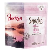 3x40g Purizon snack kacsa & hal - gabonamentes jutalomfalat macskáknak