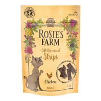 3x45g Rosie's Farm Snack "Strips" csirke macskasnack