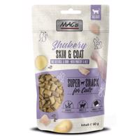 3x60g MAC's Cat Shakery Skin & Coat csirke & marha Snack macska jutalomfalat