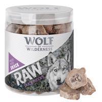 3x90g 3 x Wolf of Wilderness RAW Snack 15% kedvezménnyel! kutyasnack - Kacsanyak