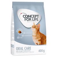 400g Concept for Life Oral Care száraz macskatáp 20% árengedménnyel