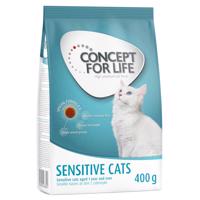 400g Concept for Life Sensitive Cats száraz macskatáp