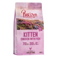 400g Kitten Purizon csirke & hal száraz kölyökmacskatáp