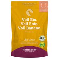 40x100g Herrmann's Selection gazdaságos csomag nedves macskatáp - Bio kacsa bioburgonyával & bio banáncsipsszel