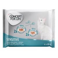 40x85g Concept for Life Sensitive nedves macskatáp rendkívüli árengedménnyel