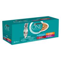 40x85g PURINA ONE Adult nedves macskatáp vegyes csomagban