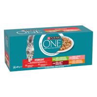 40x85g PURINA ONE Sterilcat nedves macskatáp - Vegyes csomag (4 változat)