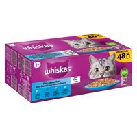 48x85g Whiskas 1+  halválogatás aszpikban nedves macskatáp