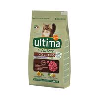 4x1,1kg Ultima Nature No Grain Sterilized marha macska száraztáp