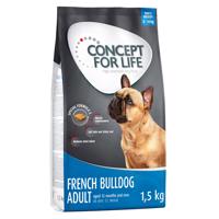 4x1,5kg Concept for Life Francia bulldog száraz kutyatáp 10% kedvezménnnyel