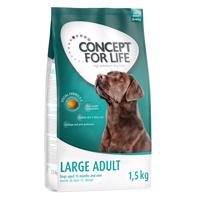 4x1,5kg Concept for Life Large Adult száraz kutyatáp 10% kedvezménnnyel