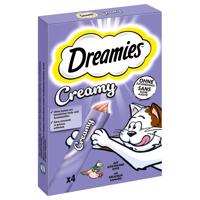 4x10g Dreamies Creamy Snacks kacsa macskasnack 20% árengedménnyel