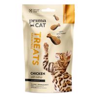 4x50g PrimaCat Softy Treats csirke & macskamenta macskasnack