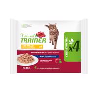 4x85g Natural Trainer Adult csirke nedves macskatáp Csirke