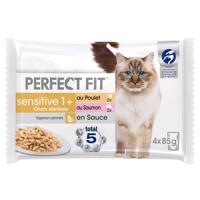 52x85g Perfect Fit Sensitive Sterilised Adult 1+ nedves macskatáp