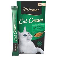 55x15g Miamor Cat Cream csirke + zöldség macskasnack