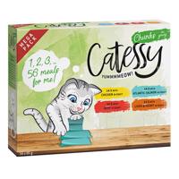 56 x 85 g Catessy falatok szószban 20% kedvezménnyel! - Vegyes csomag 4 változattal