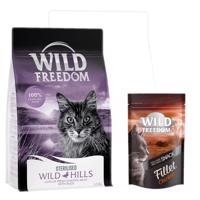 6,5kg Wild Freedom Adult "Wild Hills" Sterilised kacsa száraz macskatáp+100g Wild Freedom Filet csirke macskasnack ingyen