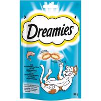 60g Dreamies lazac macskasnack 25% kedvezménnyel