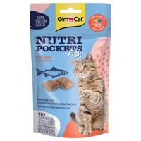 60g GimCat Nutri Pockets lazac macskasnack