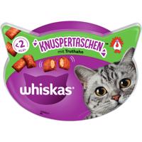 60g Whiskas emptations - ropogós falatok pulyka macskasnack 15% kedvezménnyel