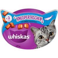 60g Whiskas Temptations - ropogós falatok lazac macskasnack 15% kedvezménnyel