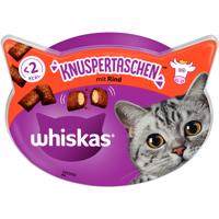 60g Whiskas - Temptations - ropogós falatok marha macskasnack 15% kedvezménnyel