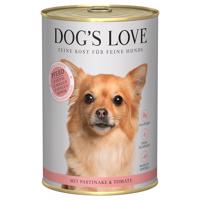 6x 400g Dog's Love Hipoallergén ló nedves kutyatáp