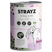 6x 400g STRAYZ BIO Veggie with Veggie bio csillagfürttel, bio amaránttal és bio zöldségekkel nedves kutyatáp