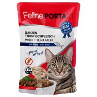 6x100g Feline Porta 21 Tonhal & marha nedves macskatáp