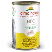 6x140g Almo Nature HFC Natural Csirkecomb nedves macskatáp 5+1 ingyen!